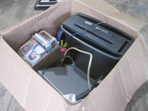 (G) DVD Player, Paper Shredder and ...