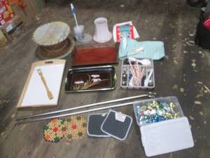 (G) Lot of Misc - Serving Trays, Si...