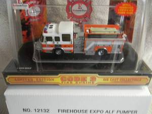 CODE 3 COLLECTIBLES 164 SCALE DIE-CAST - LIMITED EDITION #1779 of 3000 EXPO 2002 AMERICAN LaFRANCE PUMPER TRUCK - IN BOX - WITH COA - FANTASTIC PIECE - SEE PICTURES