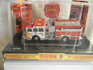 CODE 3 COLLECTIBLES 164 SCALE DIE-CAST - LIMITED EDITION #12273 SUTPHEN PUMPER TRUCK E-2 - IN BOX - FANTASTIC PIECE - SEE PICTURES