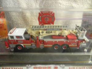 CODE 3 COLLECTIBLES 164 SCALE DIE-CAST - LIMITED EDITION #1590 of 3000 COALDALE, PA MACK CF AERIALSCOPE TOWER LADDER TRUCK - IN BOX - WITH COA - FANTASTIC PIECE - SEE PICTURES