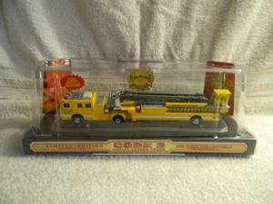 CODE 3 COLLECTIBLES 164 SCALE DIE-CAST - LIMITED EDITION 1 of 25000 CITY OF HONOLULU TRACTOR DRAWN AERIAL LADDER TRUCK - IN BOX - FANTASTIC PIECE - SEE PICTURES