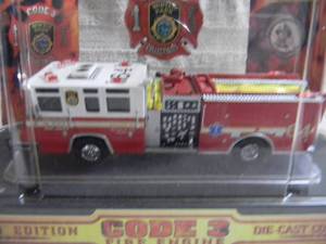 CODE 3 COLLECTIBLES 164 SCALE DIE-CAST - LIMITED EDITION 1 of 25000 CITY OF WINTER PARK FIRE ENGINE - IN BOX - FANTASTIC PIECE - SEE PICTURES
