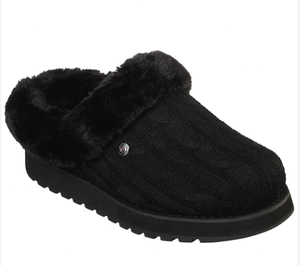 New BOBS from Skechers Womens Keepsakes Ice Storm Clog Slipper - Wide Size 8.5