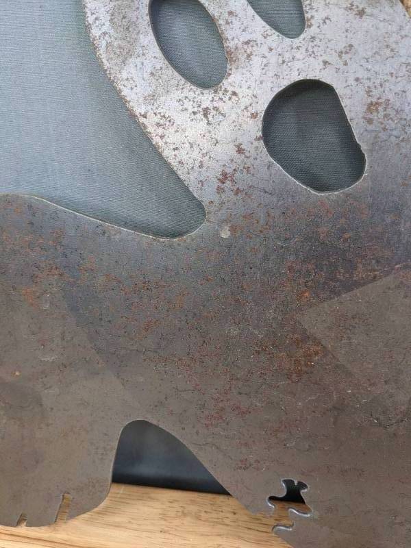lot 68A image: Ghost Metal Cutout Art   A