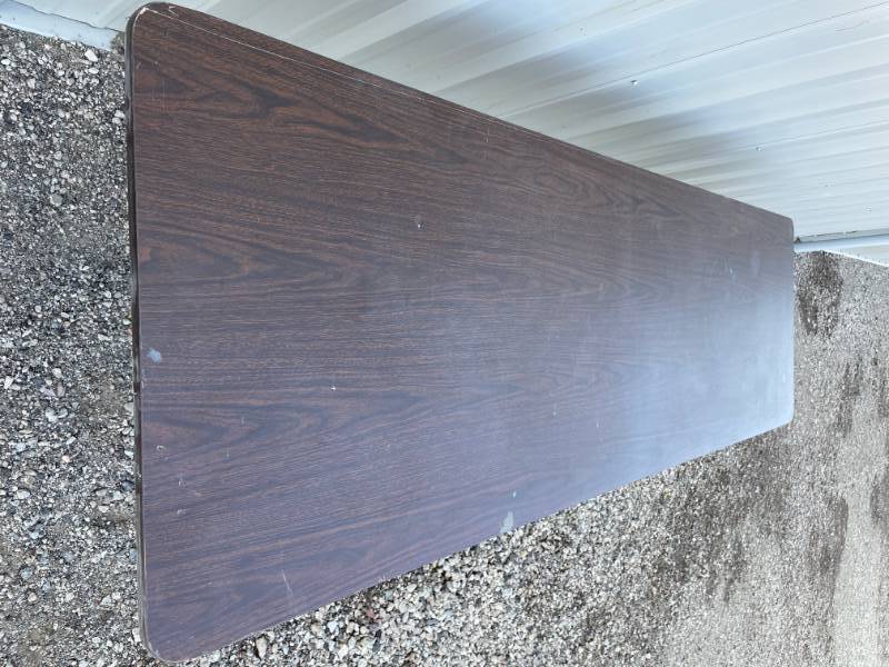 lot 80 image: Heavy Duty Wood Folding Table N