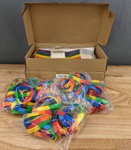 lot 83A image: New Wonderful Collection of Rainbow Flags & Wristbands F
