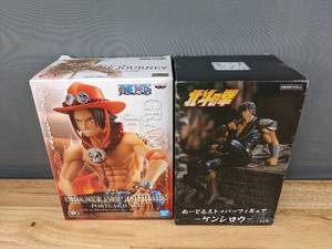 lot 40 image: New Figurines - One Piece Grandline Journey Portgas.D.Ace and Fist of the North Star Kenshiro F