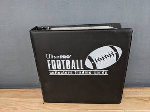 lot 37 image: Ultra Pro Football Trading Card Binder with 504 Cards Including Manning, Brady, Dak, Jackson and More  R