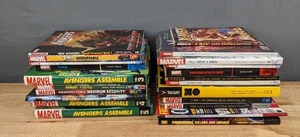 lot 38 image: A Collection of Books Including Avengers, X-Men, The Fantastic Four, Spiderman and More  R