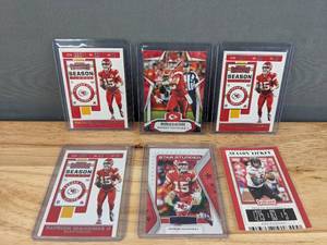 lot 70 image: (6) NFL Kansas City Chiefs Patrick Mahomes NFL Cards R