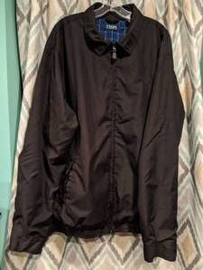 lot 474 image: Chaps Mens Black Jacket Size 2XL P