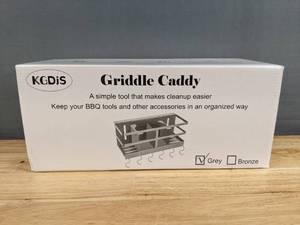 lot 41A image: Brand New KGDJS Griddle BBQ Grill Caddy Accessory Storage F