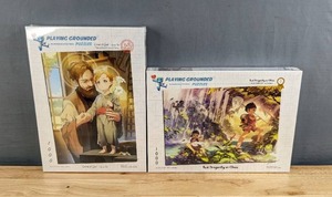 lot 80B image: New Pair of Playing Grounded Anime 1000 Piece Jigsaw Puzzles F