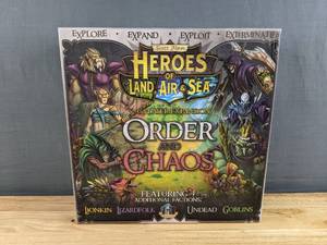 lot 11 image: New Heroes of Land, Air, & Sea Order and Chaos Expansion Game F