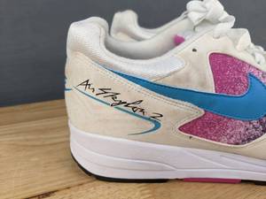 lot 43 image: New Nike Air Skylon 2 Sneakers Mens Size 11.5 White Shoes N