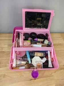 lot 85 image: Caboodle Make-up Storage includes Benefit, BareMinerals, and Other Make-Up R