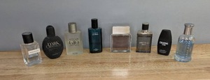 lot 79A image: (8) Bottles of Cologne - Calvin Klein, Giorgio Armani, Jimmy Choo, Cool Water, Hugo Boss, and More R