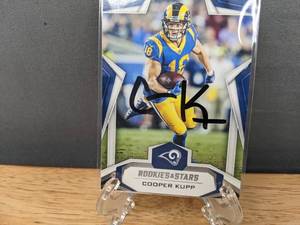 lot 57A image: 2019 Panini Contenders Cooper Kupp Autographed NFL Football Card Los Angeles Rams I