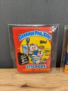 lot 30A image: New 1986 and 1987 Topps Garbage Pail Kids Unopened Card Packs I