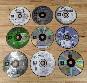 lot 68B image: (9) Playstation Games - Spyro The Dragon, MLB 2002, NFL Game Day 2001, Rugrats, and More Z