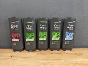 lot 70B image: (5) Brand New Dove Men  Care Wash  I
