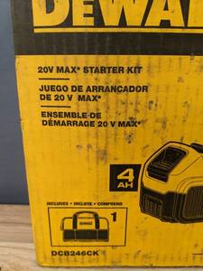 lot 73A image: Brand New DeWalt 20V MAX XR Premium Lithium-Ion 6.0Ah and 4.0Ah Starter Kit I