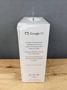 lot 82A image: Brand New Google Chromecast with Google TV - Streaming Entertainment in 4K HDR N