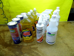 LL Comet, Ajax, All Purpose Cleaner & Odor Control (4) of each