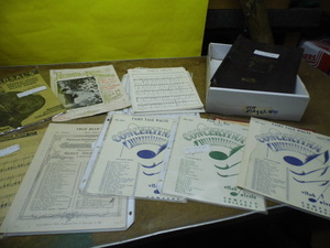 KK Vintage Music Sheets