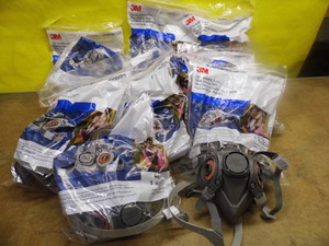 PP-3 Small 1 medium and 7 large Face half piece