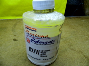 QQ Charisma Colorant-White  home or automotive paint additive
