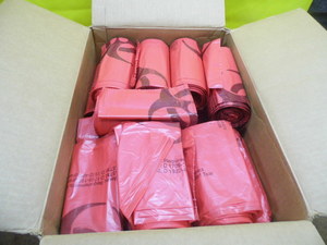 MM-Red Biohazard Bags about 8 to 10 gallon size