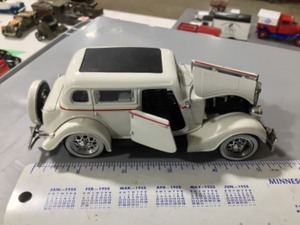 2 diecast and 1 diecast bank and a pressed steel UPS truck
