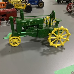 2 diecast tractors