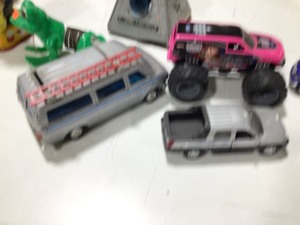MONSTER TRUCK AND PINEWOOD DERBY CARS