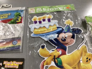 ARCHIE INTERACTIVE BOOK BLONDIE PAINT SET AND MICKEY MOUSE STICKER AND MORE
