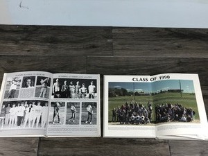 lot 42 image: 1988 & 1989 Pelican Rapids High School Year Books