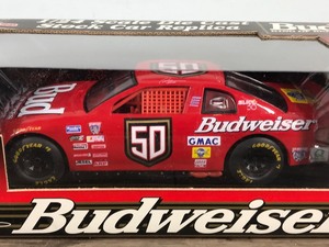 lot 56 image: 1998 Nascar Racing Champions Rickey Craven #50  Budweiser 124 scale die cast stock car