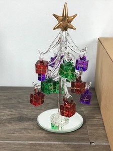 lot 64 image: Glistening Crystal Tree with Ornaments