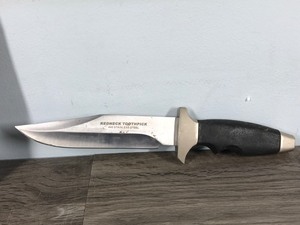 lot 93 image: Redneck Toothpick 440 Stainless Steel Hunting Knife black