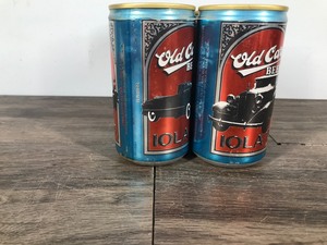 lot 175 image: 6 Collectible Beer Cans - Old Cars Beer
