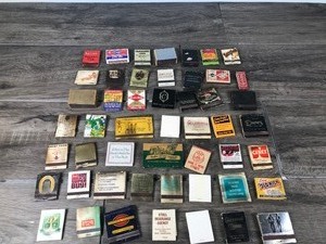 lot 186 image: Lot of 50 Collectible Matches