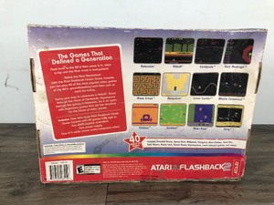 lot 412 image: ATARI FLASHBACK 2 Classic Game Console TV Plug In 40 Built In Games