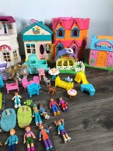 lot 413 image: Large Lot of Fisher Price Sweet Streets Buildings, Dolls and Accessories