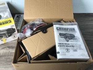 lot 432 image: Champion Power Equipment 3000 lb ATVUTV Winch New in the Box