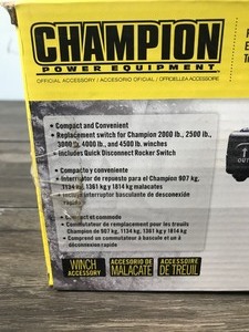 lot 468 image: Champion Power Equipment Rocker Switch Remote Control Kit New in the Box
