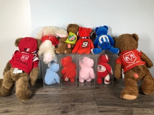 lot 488 image: NASCAR 9 Stuffed Plush Bears & 1 Rabbit - Kasey Kahne #9 Dodge