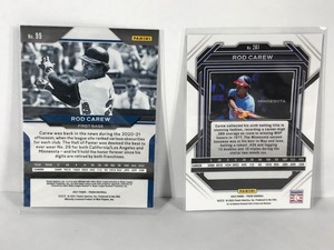 lot 396 image: 2 - 2021 Panini Prizm Rod Carew Baseball Cards