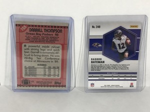 lot 376 image: 2 - Collectible Football Rookie Cards